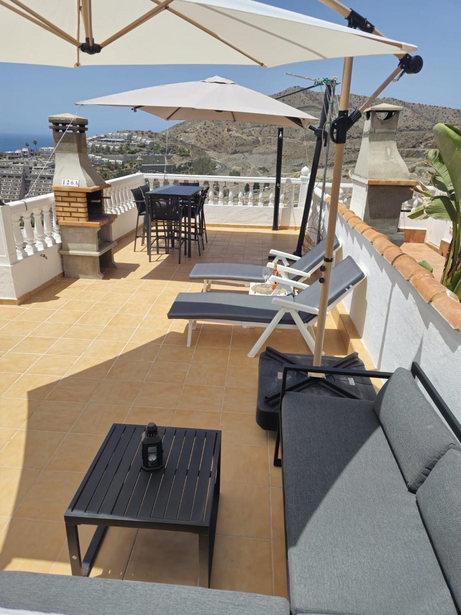 Apartmán Ocean View Sunset Terrace - Near Anfi Del Mar Los Caideros Exteriér fotografie